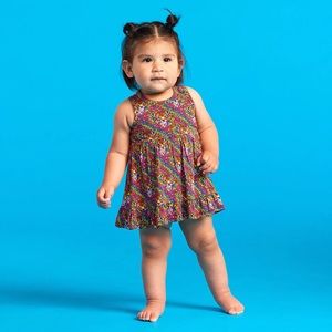 Posh Peanut Lisa Frank Hunter Bodysuit Dress